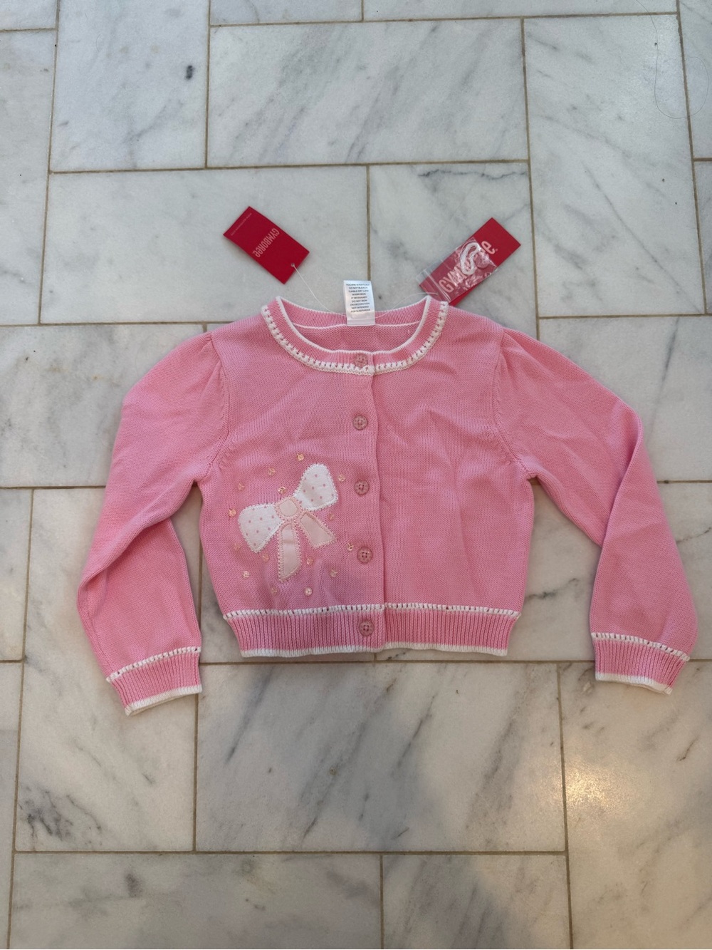 NWT Gymboree bow cardigan sweater
